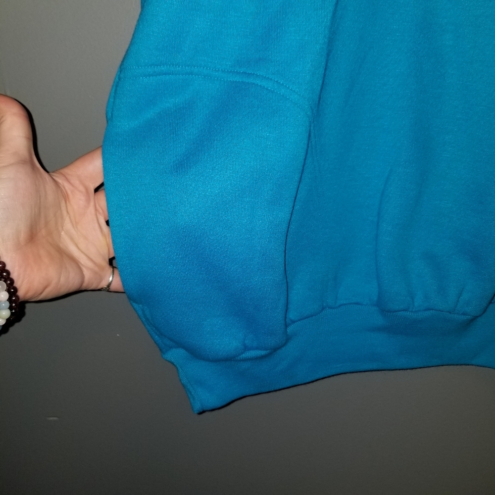 VTG 80's 90's Mister Noah Plus tri-color block pullover sweatshirt size 20W - Picture 5 of 11